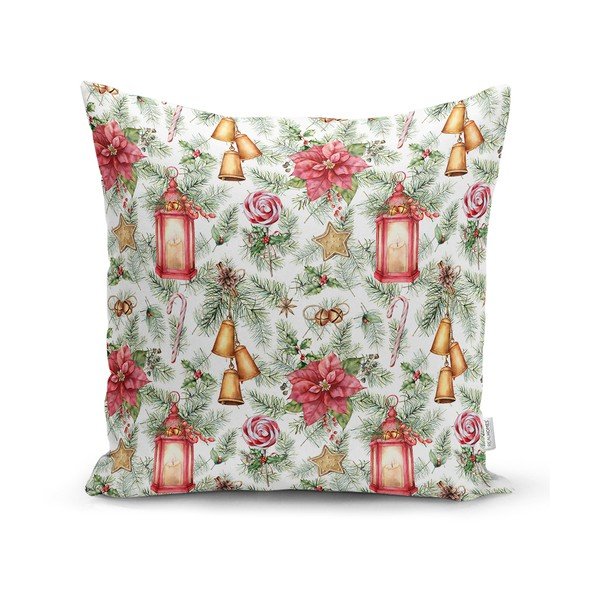 Prevleka za blazino z božičnim motivom 43x43 cm Lantern – Mila Home
