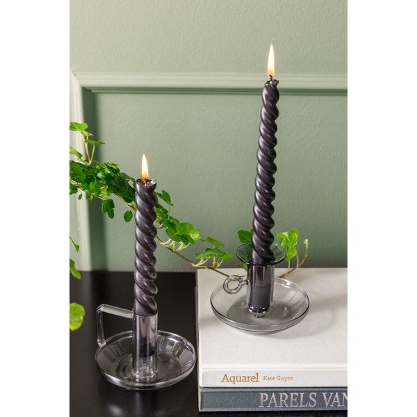 Siv steklen svečnik PT LIVING Mod-image-1