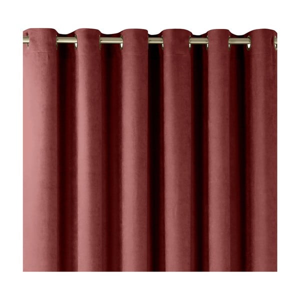 Svetlo rdeča zavesa 140x175 cm Milana - Homede