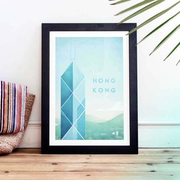 Plakat Travelposter Hongkong, A2-image-1
