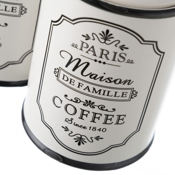 Posode za shranjevanje v kompletu 2 ks kave Paris – Casa Selección-image-1