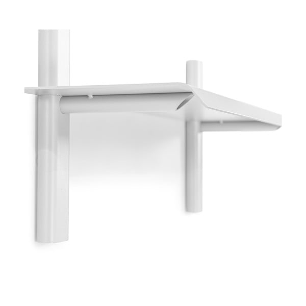 Bela kovinska polica 60 cm Hola – Spinder Design-image-2