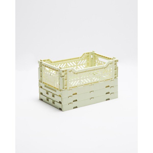 Komplet 3 rumenih škatel za shranjevanje Little Nice Things Caja-image-1