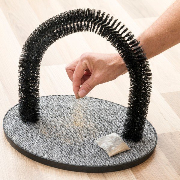 Praskalnik in krtača za mačke InnovaGoods-image-1