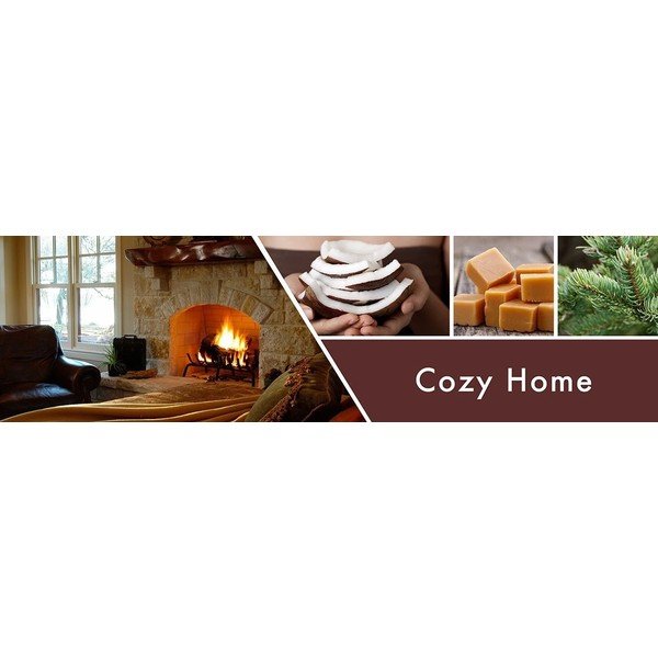 Dišeča sveča Goose Creek v steklenem kozarcu Cozy Home, 75 ur gorenja-image-1