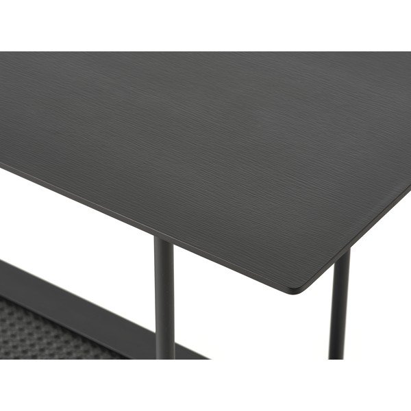 Črna stranska mizica 37x100 cm Pensacola – Unique Furniture-image-3