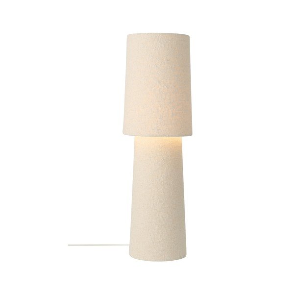 Bela bouclé namizna svetilka (višina 58 cm) Philo – Ellos Home-image-3