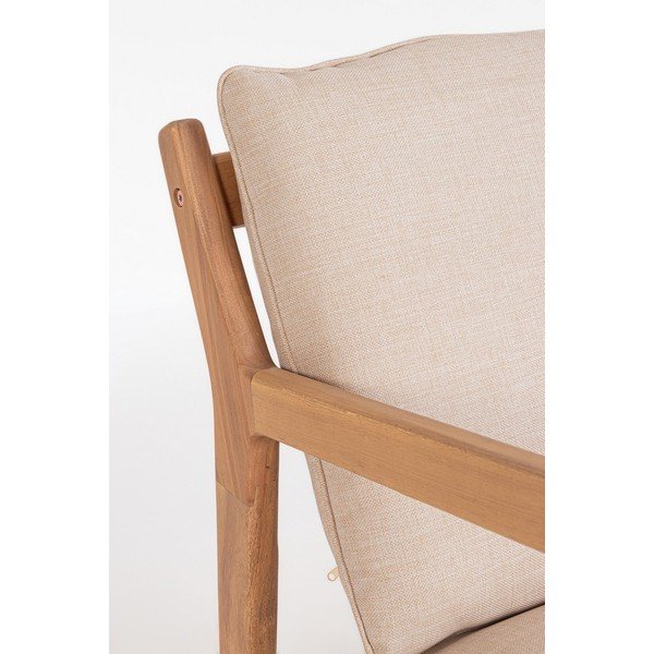 Vrtna garnitura iz masivne akacije v naravni barvi za 4 osebe Danubio – Bizzotto-image-1