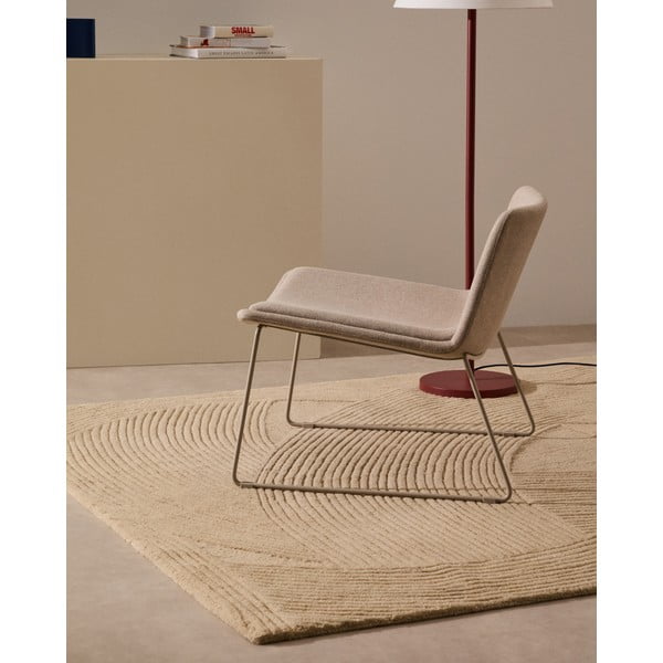 Bež fotelj Zahara – Kave Home-image-1