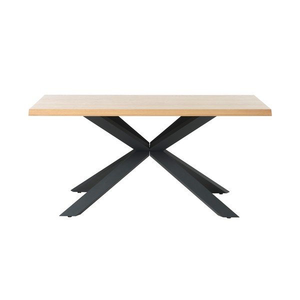 Jedilna miza z mizno ploščo v hrastovem dekorju 90x160 cm Arno – Unique Furniture