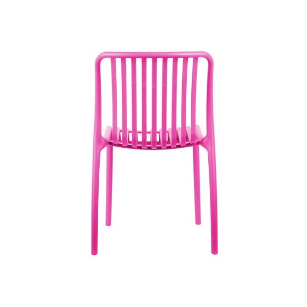 Rožnat plastičen jedilni stol Glee – Leitmotiv-image-1