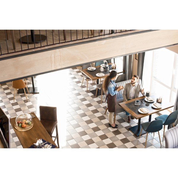 Črna LED zatemnitvena namizna svetilka s kovinskim senčilom (višina 34 cm) Cosenza 2.0 – Fischer & Honsel-image-1