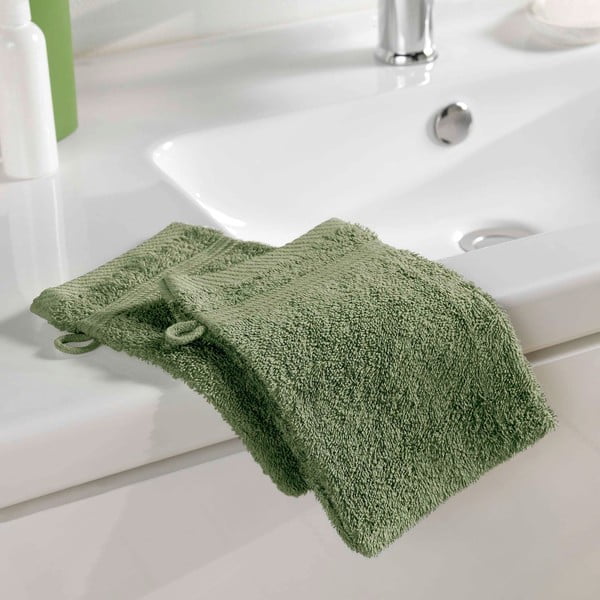 Bombažna krpica za umivanje Tendresse – douceur d'intérieur-image-1