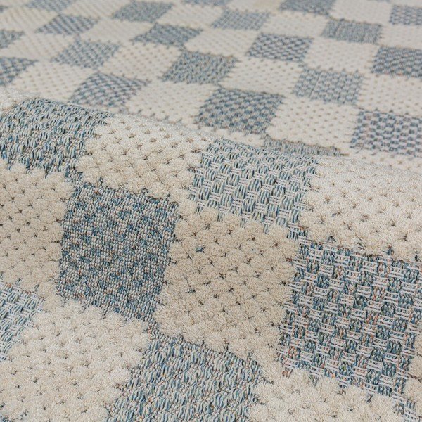 Moder pralen tekač iz mešanice bombaža 80x230 cm Muted Checkerboard – Flair Rugs-image-4