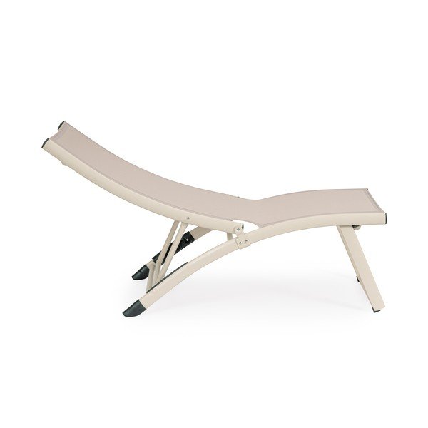 Bež kovinski vrtni ležalnik Taylor – Bizzotto-image-3