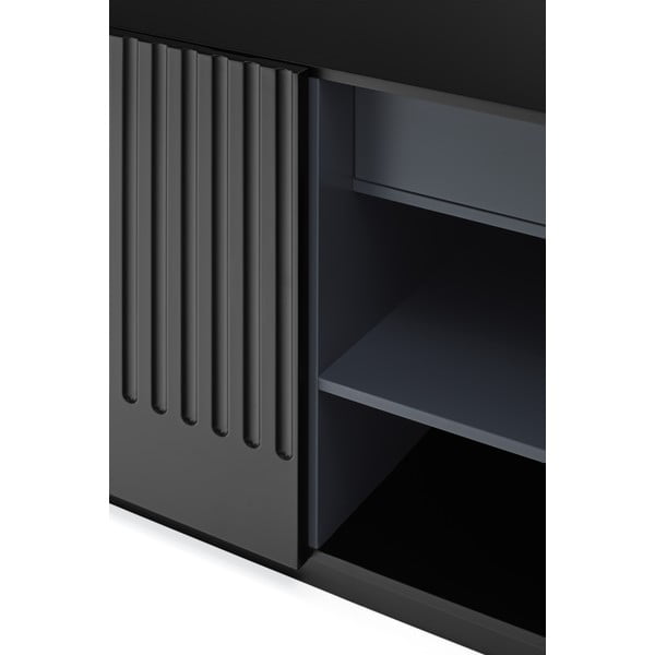 Črna komoda Teulat Doric, širina 150 cm-image-1