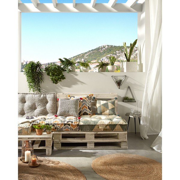 Komplet 2 sivih cvetličnih loncev Kave Home-image-4