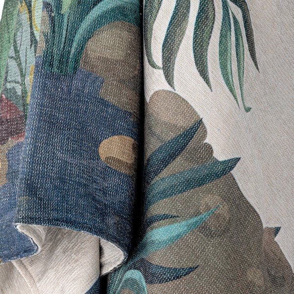 Zelena odeja 130x155 cm Peacock – Bloomingville-image-3