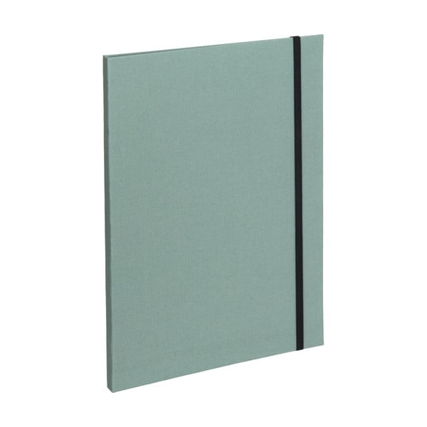 Zelen kartonast organizator Paulina Canvas Paper Laminate A5 – Bigso