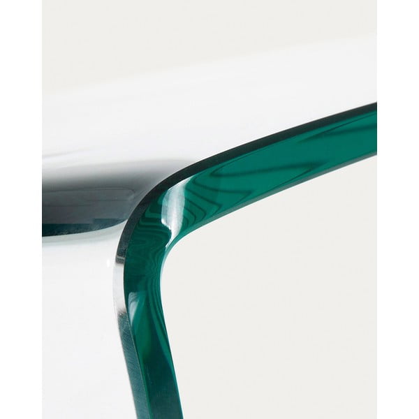 Steklena stranska mizica 60x60 cm Burano – Kave Home-image-2