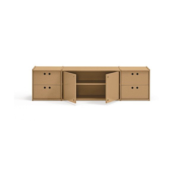 TV omarica v naravni barvi 157x42x40 cm Wally – Teulat-image-2