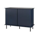 Temno modra komoda z luknjo za kable 120x88x50 cm Suumo – noo.ma