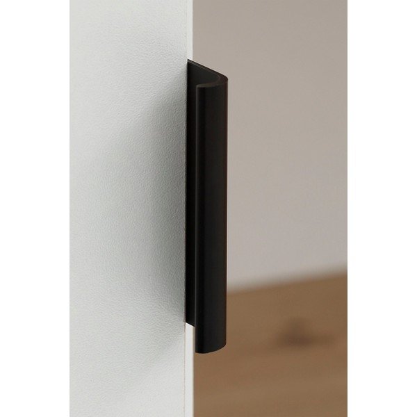 Hrastova polica z belo omarico Støraa Legro-image-2