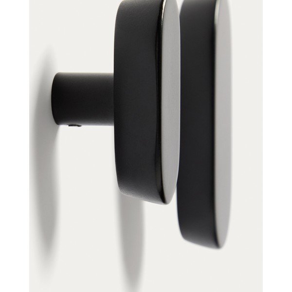 Črni stenski obešalniki v kompletu 2 ks iz masivne bukve Arely – Kave Home-image-2