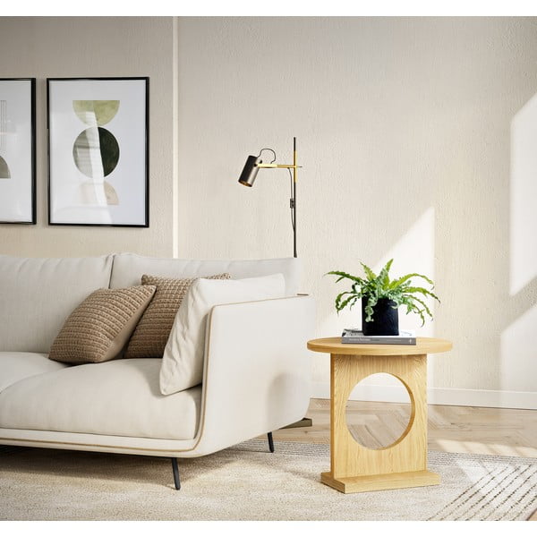 Stranska mizica v hrastovem dekorju Woodman Bau-image-1