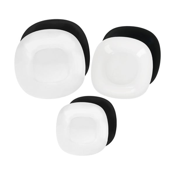 Steklen jedilni servis 18 ks LUNA – Orion