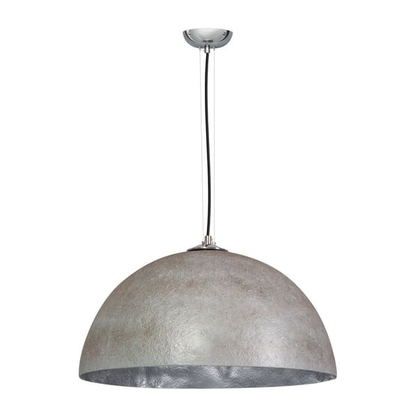 ETH Mezzo Tondo sivo-srebrna stropna svetilka, ⌀ 50 cm