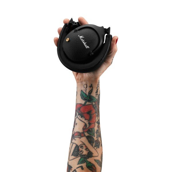 Črne slušalke Bluetooth Marshall Monitor II-image-3
