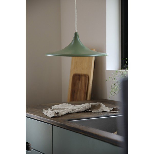 Zelena kovinska LED zatemnitvena viseča svetilka ø37x13 cm Beam – Markslöjd-image-1