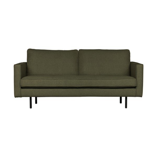 Kaki zelen kavč BePureHome Rodeo, 190 cm