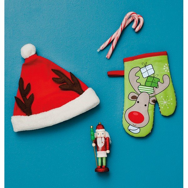 Otroški predpasnik, klobuk in kuhinjske rokavice Love from Santa-image-1