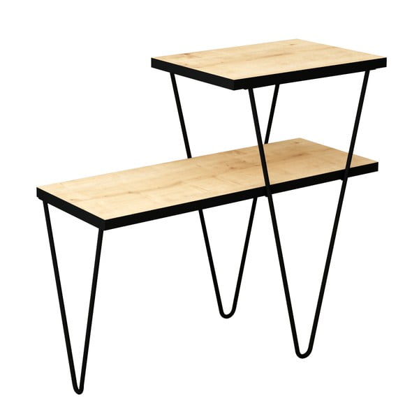 Zložljiva miza s ploščo v hrastovem dekorju 25x60 cm Toros - Gauge Concept