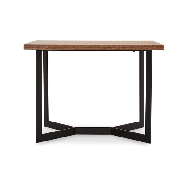 Rjava mizica iz orehovine Furnhouse Tokio, 70 x 70 cm-image-2