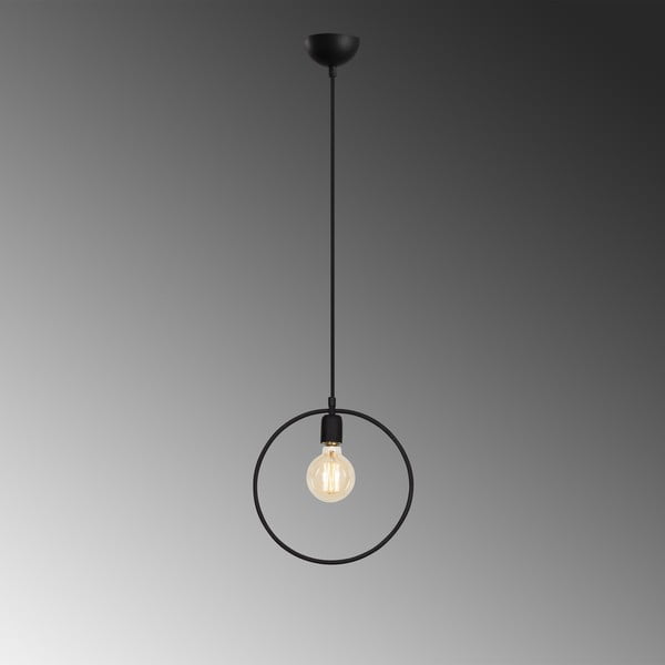 Črna viseča svetilka Geonni – Opviq lights-image-1
