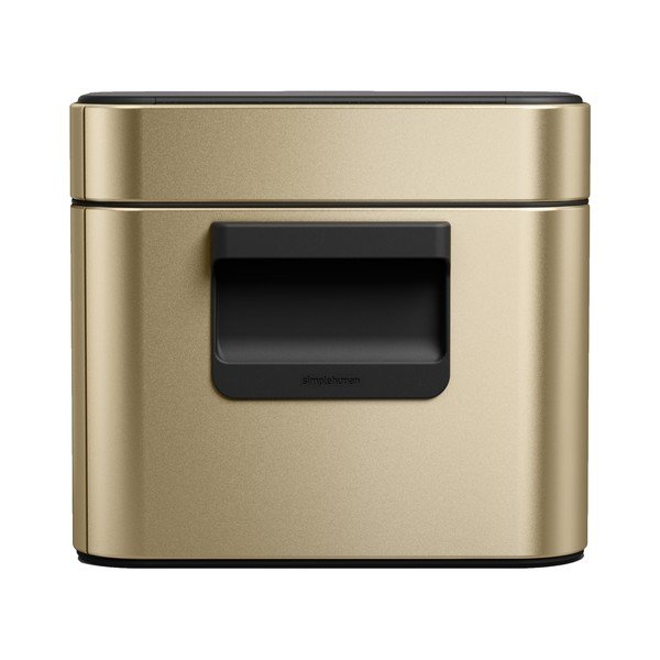 Koš za biološke odpadke v mat zlati barvi 4 l – simplehuman-image-2