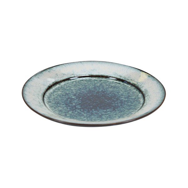 Zelen lončeni krožnik Bahne & CO Ocean, ø 21 cm
