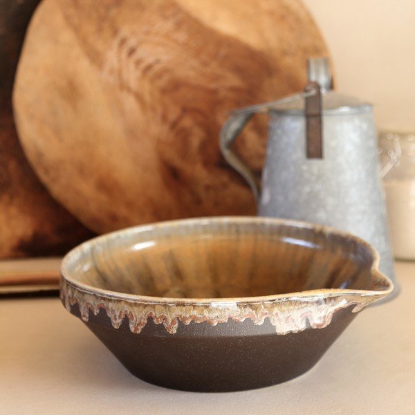 Temno rjava skleda iz kamenine Poterie – Casafina-image-4
