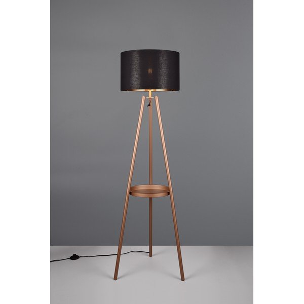 Rjava stoječa svetilka s polico (višina 152 cm) Colette – Reality-image-1