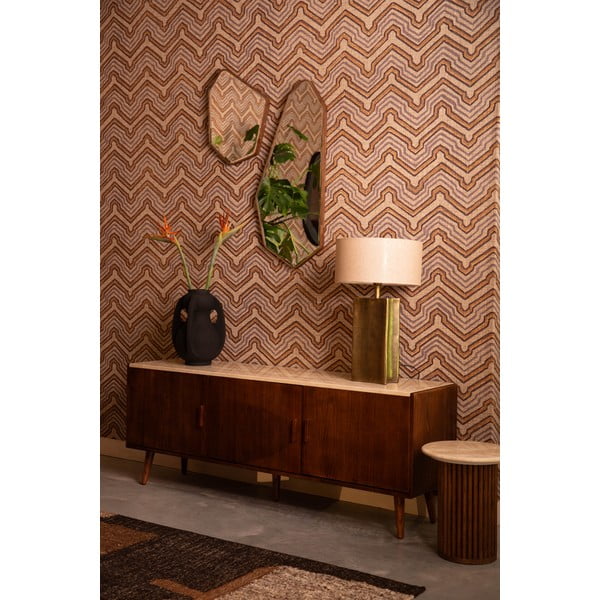 Stensko ogledalo z lesenim okvirjem 39,5x90 cm Basil – Dutchbone-image-1