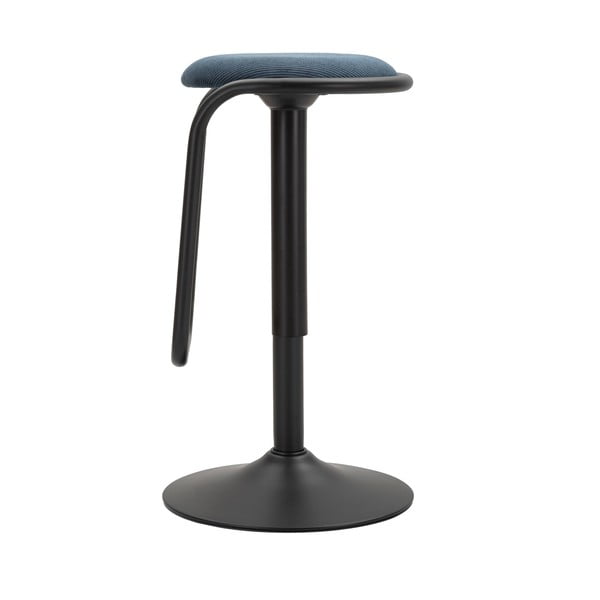 Modrozelen/črn oblazinjen barsko stol z nastavljivo višino (višina sedeža 61 cm) Destiny – Mauro Ferretti-image-3