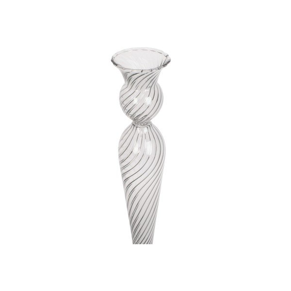 Steklen svečnik PT LIVING Swirl, višina 26,5 cm-image-4