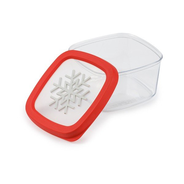 Rdeča posoda za živila Snips Snowflake, 1,5 l-image-2