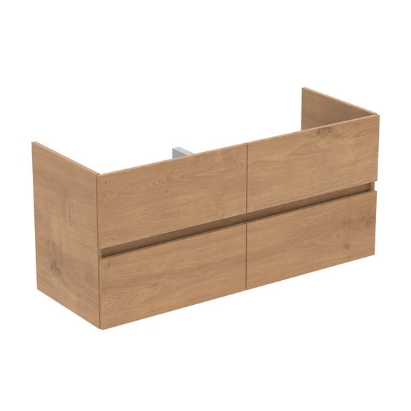 Stenska omarica za pod umivalnik v hrastovem dekorju v naravni barvi 120x55 cm Eurovit+ – Ideal Standard-image-2