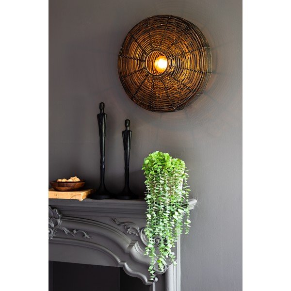 Črna stenska svetilka Mataka - Light & Living-image-1