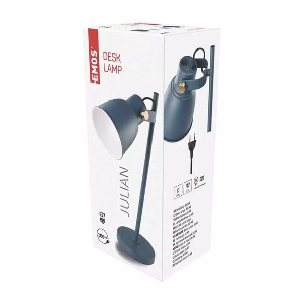 Modra namizna svetilka (višina 46 cm) Julian – EMOS-image-2