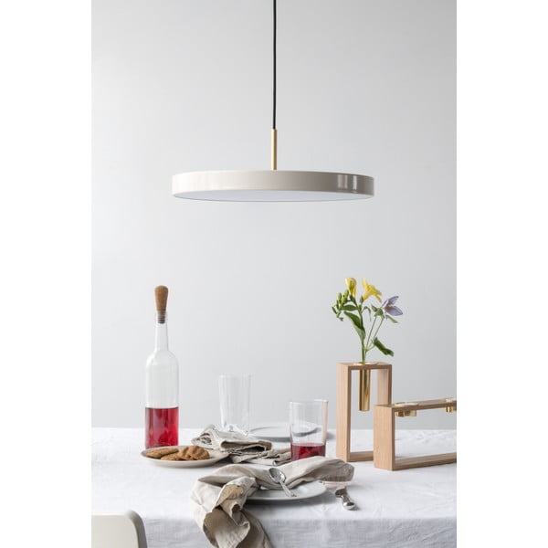 Bela LED viseča svetilka s kovinskim senčnikom ø 31 cm Asteria Mini – UMAGE-image-3